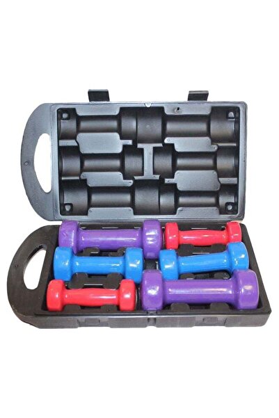 AGD Dumbbell Set for Fitness - 3 Pairs 10kg