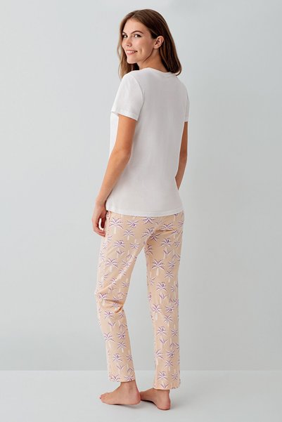 Rolypoly Set de pijamale albe pentru femei