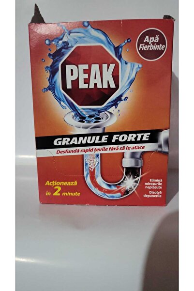Peak Granule Forte Apă Fierbinte, Desfundare Țevi, Cutie 12 Plicuri