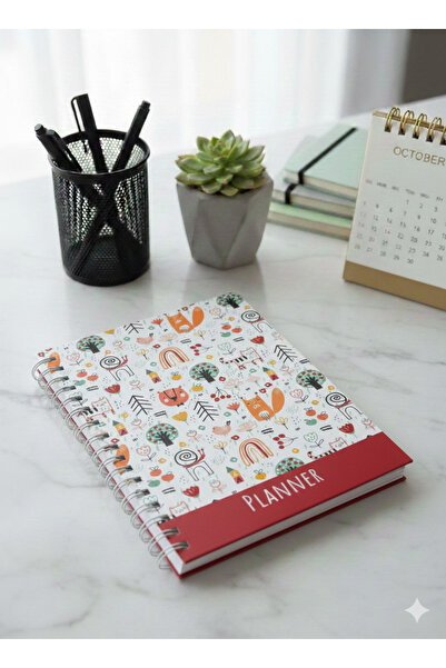 Adalinhome Caiet de planificare săptămânală lunară în spirală |   Organizator...