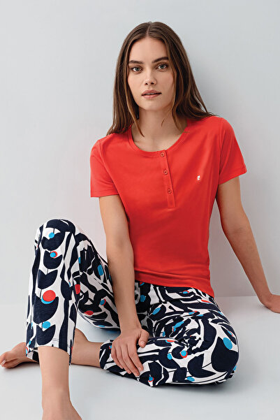 Pierre Cardin Ženski crveni pidžama set