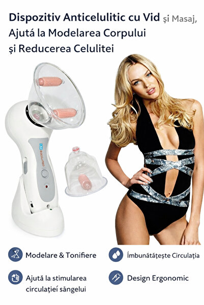 Zenorius Anti-Cellulite Device with Vacuum and Massage, for Body Shaping and ...