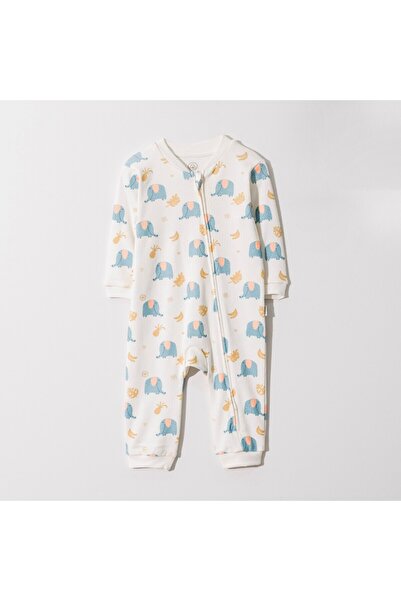 Momercy بدلة أطفال من القطن العضوي من إيليفانت بدون جوارب