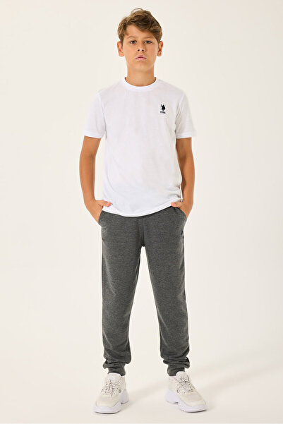 U.S. Polo Assn. Set de trening crem pentru băieți U.S. Polo Assn