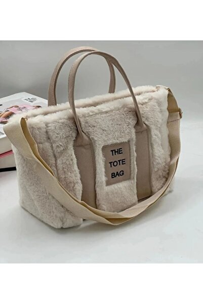 Zealous Geantă de damă din pluș cu curea coloană