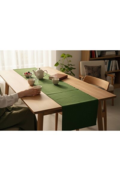 Mof Home Collection Efekli Cadillac Dokuma Kumaş Runner