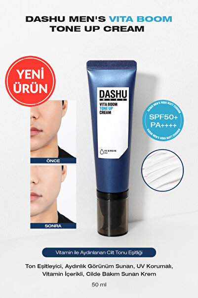 Dashu UV Koruma ve Aydınlık Görünüm Sunan Krem Mens Vita Boom Tone Up Cream S...