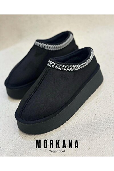 Zuum Morkana Ankle Length Piped Shearling Casual Boots - Black