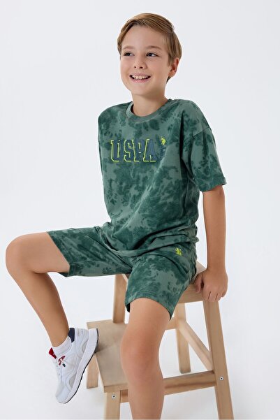 U.S. Polo Assn. Αγόρι πράσινη βερμούδα