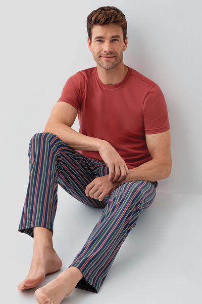 Arnetta Set pijama roșie pentru bărbați