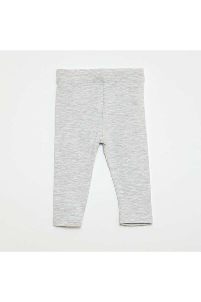 KIABI بنطلون ضيق طويل سادة رمادي