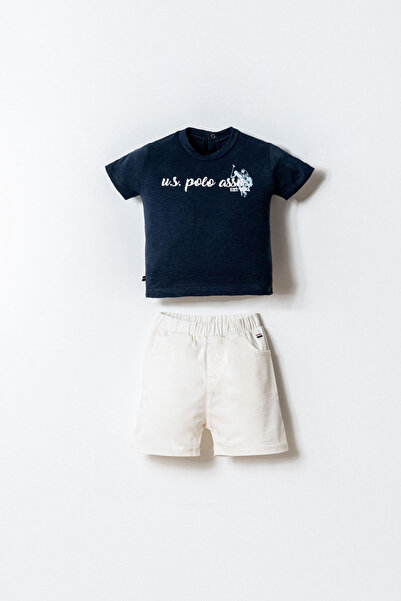 U.S. Polo Assn. Erkek Bebek Lacivert Şort Takım