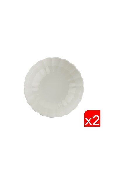 Kütahya Porselen Bone Luz Krem Çorba Kasesi 15cm 2 li