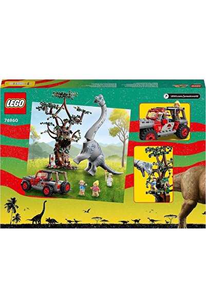 LEGO 76960 Jurassic World Brachiosaurus Discovery Dinosaur Toy Set with Large...