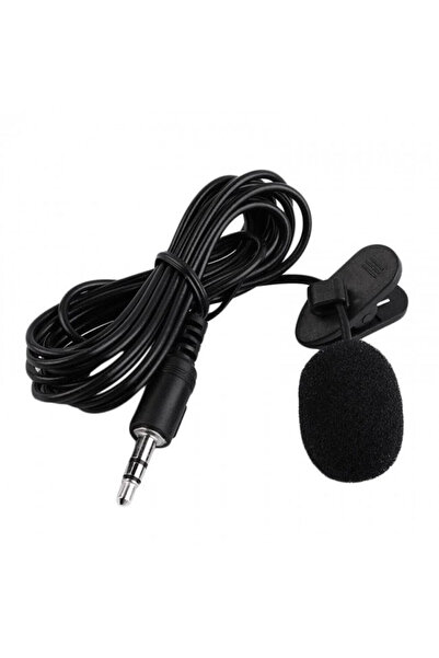 Leonpro Lavalier Microphone 3.5mm Stereo Lapel Microphone 3m Wired Mic
