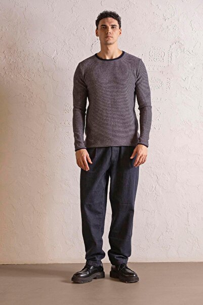 GMG FIRENZE Чоловічий светр з в'язаним коміром