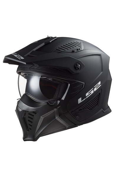 LS2 DRIFTER MAT SİYAH KASK