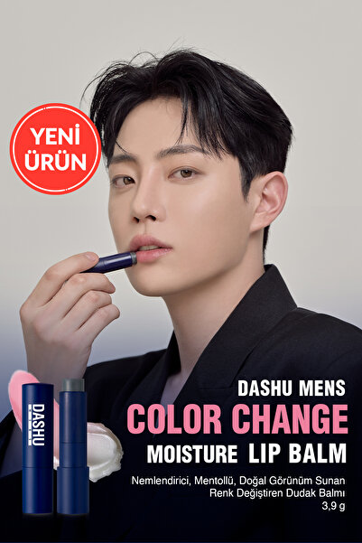 Dashu Nemlendirici, Mentollü, Renk Değiştiren Dudak Balmı Mens Color Change M...