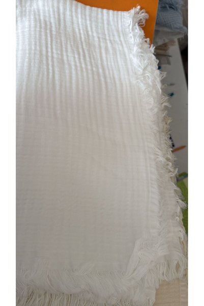 Babito Baby Baby-Child 100% Cotton Soft 4-Layer Tasseled Muslin Baby Blanket 100X120