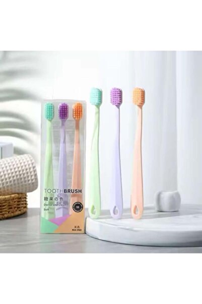 ENTALIA Elva Soft Bristles Mini Toothbrush Set - 3 Pieces