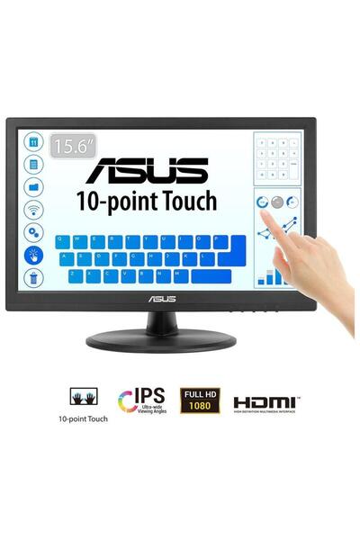 ASUS 15.6" VT169HE 60Hz 5ms Full HD IPS Dokunmatik Monitör