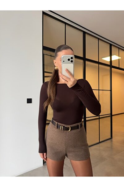 BB Bensu Buyruk BLUZ TRANSPARENT CU GAT BĂRĂ MARO