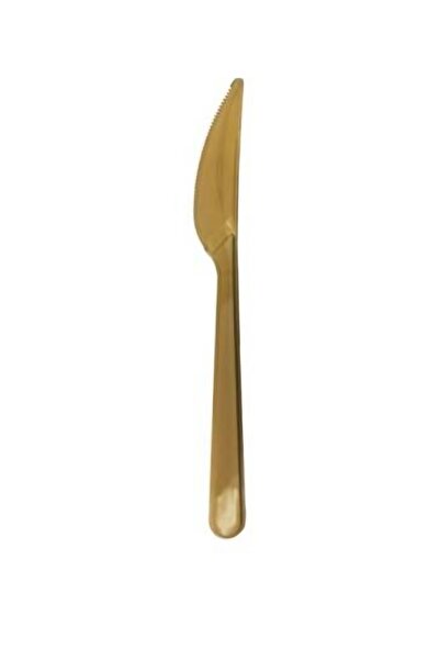 alenked Gold Plastic Hard Knife 25-Pack
