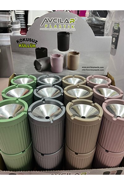 AVCILAR PLASTİK Acılar plastik üstü krom kokusuz küllük