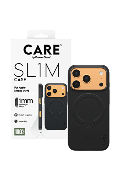 Panzer Glass PanzerGlass® CARE Süper İnce Siyah Kılıf iPhone 17 Pro