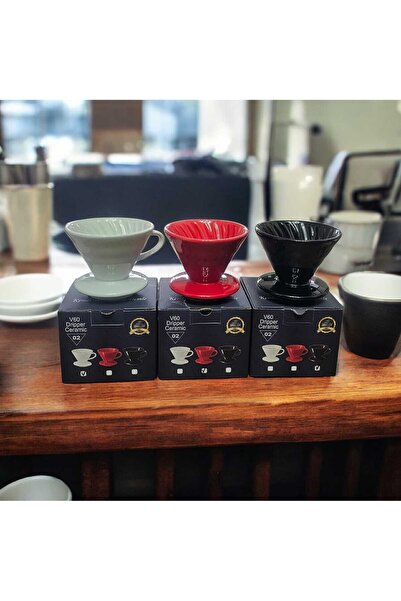 COLD BREW TREND by uğur cadırcı قمع تحضير القهوة السيراميكي V60 - متوفر باللو...