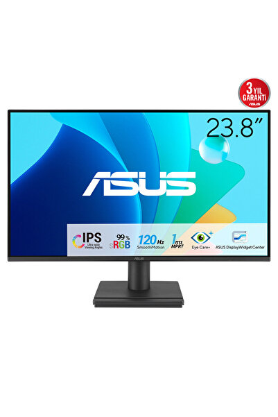 ASUS VA249HG 23,8" 1ms, 120Hz, Full HD, HDMI, VGA, IPS LED, Çerçevesiz T...