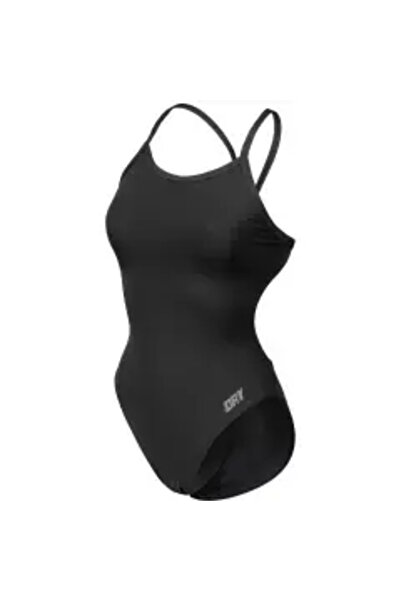 DRY Kadın Düz Antreman Mayosu Dryant001K Yzm-Siyah - F 32 (UK26)