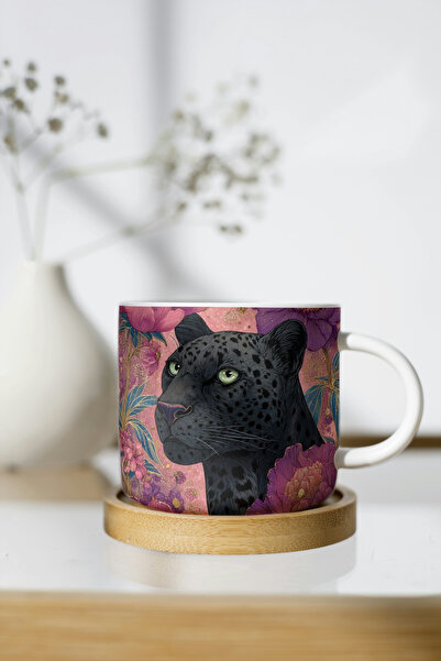 EYBaskı Tasarım Colorful Pattern Printing Porcelain Mug