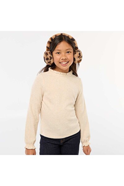 KIABI تيشيرت بيج بياقة عالية مضلعة