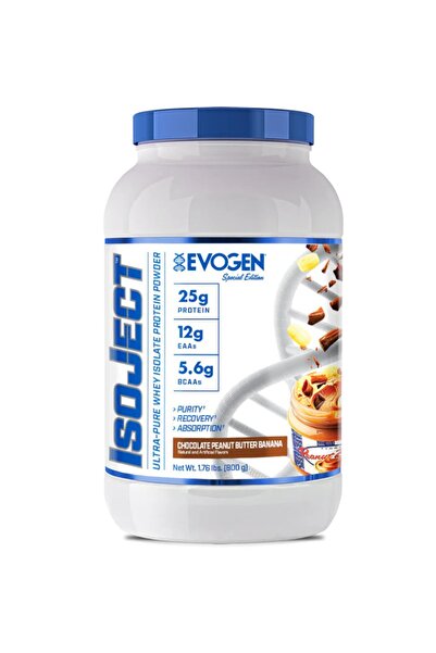 EVOGEN Isoject Whey Protein Isolate, Chocolate Peanut Butter Banana, 1.76 lb