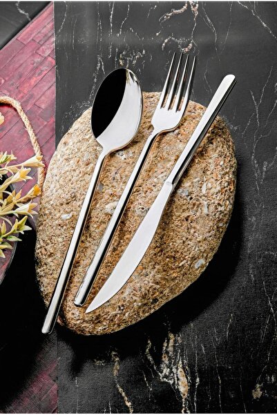 ÖZLİFE İnci̇ 72 Piece Cutlery Set Plain