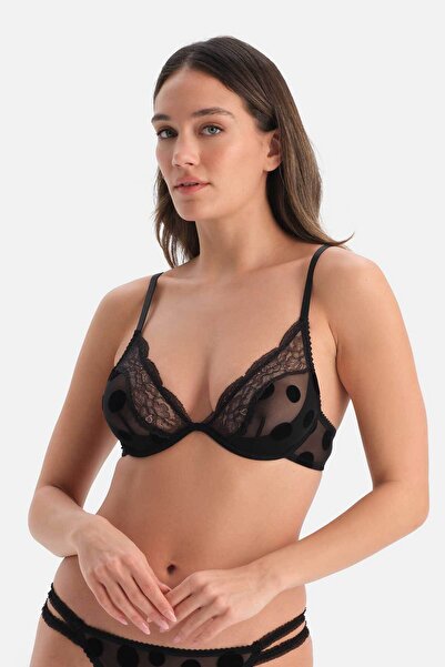 Dagi Sutien cu detaliu din dantela neagra