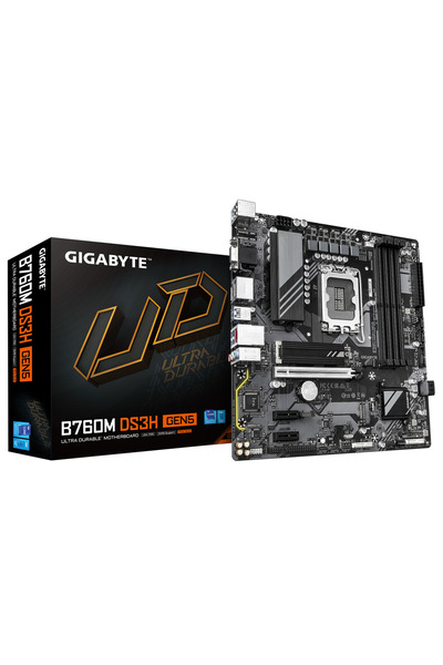 Gigabyte Intel LGA1700 MATX B760M DS3H GEN5 Anakart