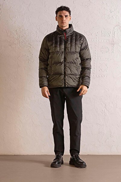 GMG FIRENZE Dik Yaka Çift Taraflı Basic Erkek Mont