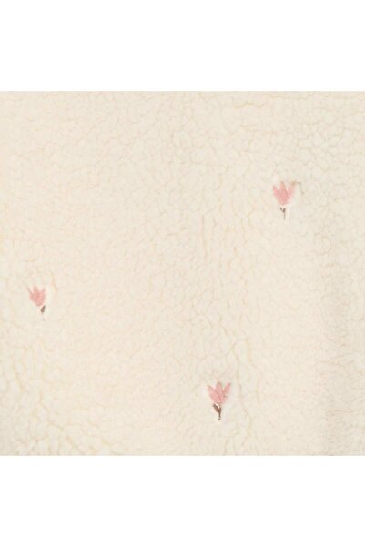 KIABI كنزة شيربا محبوكة بتصميم أبيض