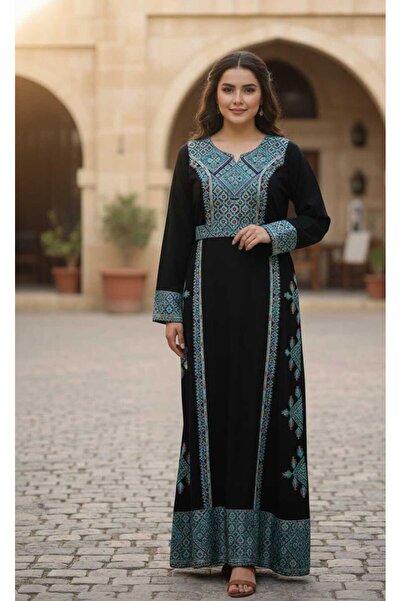 AFandina Luxurious Royal Jewel Jalabiya with Veil A-99850