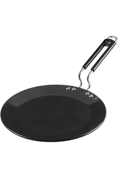 Vinod Oxidized Hard Anodized Tawa - 26.5 cm (Induction Compatible), Black