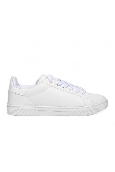 birizmoda Women's Leather Sneaker - White