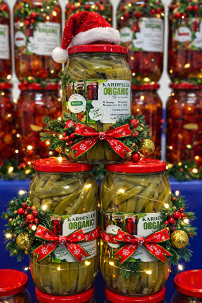 Kardeşler organik Taze fasülye turşusu 3 adet 4150gr.