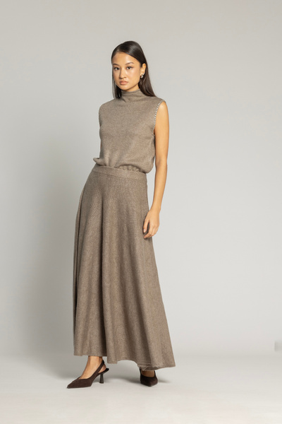 Nisan VOLANLI TRİKO ETEK