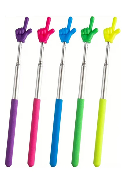 Berdina Home 6 Adet Portatif Uzayabilir El Parmak Şeklinde Sevimli İlginç Öğr...