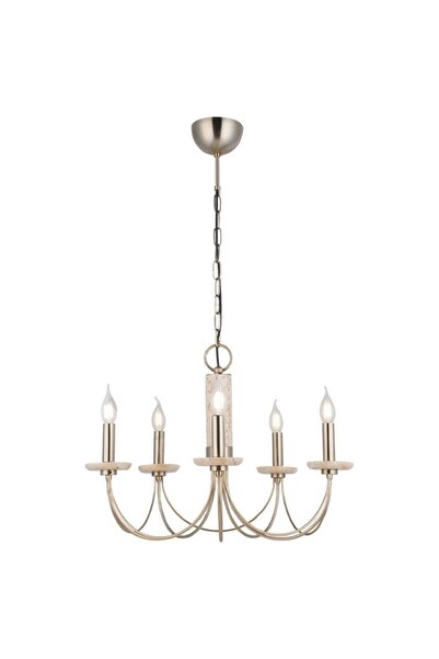 LUCEA RAVO ANTİK 5'Lİ AVİZE 5XE14