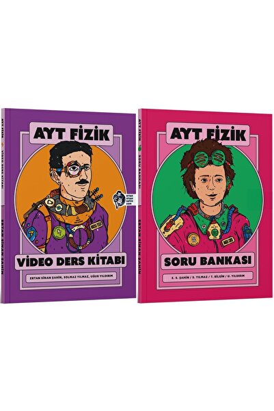 KR Akademi Yayınları Ertan Sinan Şahin AYT Fizik Video Ders Kitabı ve Soru Ba...