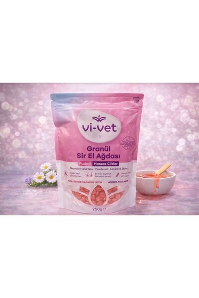 Vi-vet Azulen Granül Sir Ağda 250g - Bez Gerektirmez, Pudralı ,Tüm Ciltler İç...