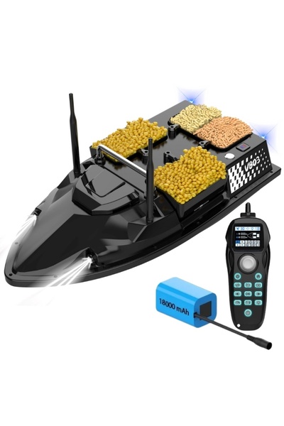 iUni Loď Plantat, Nadit a Momit V803, GPS, 18000mAh, 4 nádrže, 3kg, 500m, 15km/h